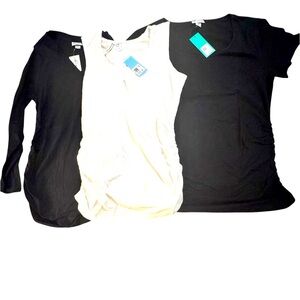 NWT Lot of three XL Oh Momma Maternity tees